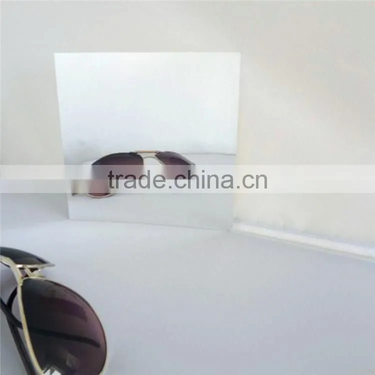 16pcs Reflective Mirrors Self-adhesive Square Decorative Tiles Mirror Wall Stickers Bath room Mirror Decor