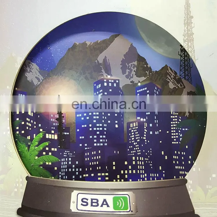 Artificial custom 3D display decoration handmade greeting card with led light