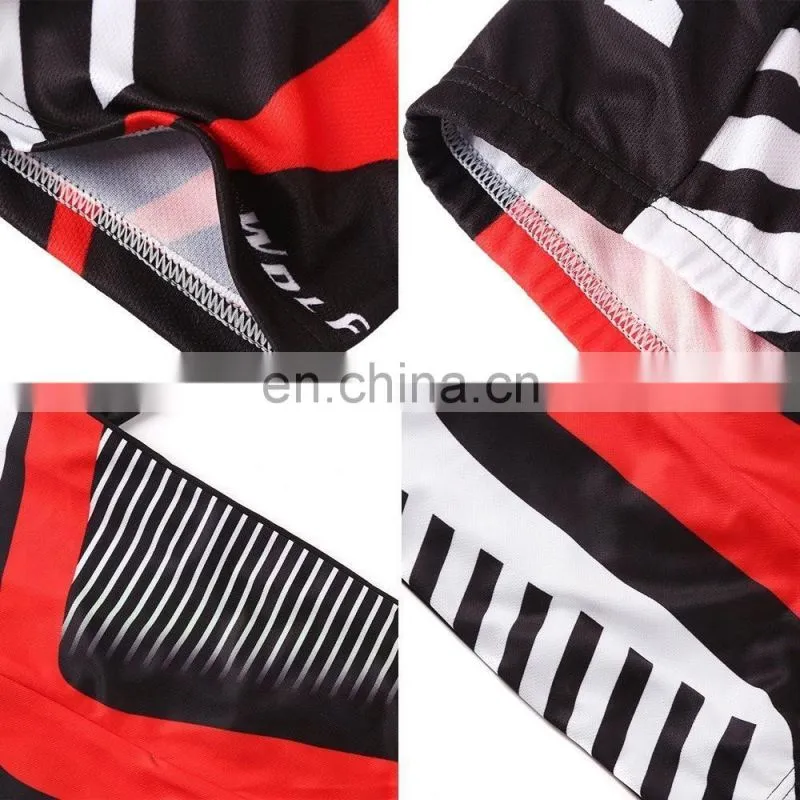 Popular wholesale design your own cycling jerseys sets