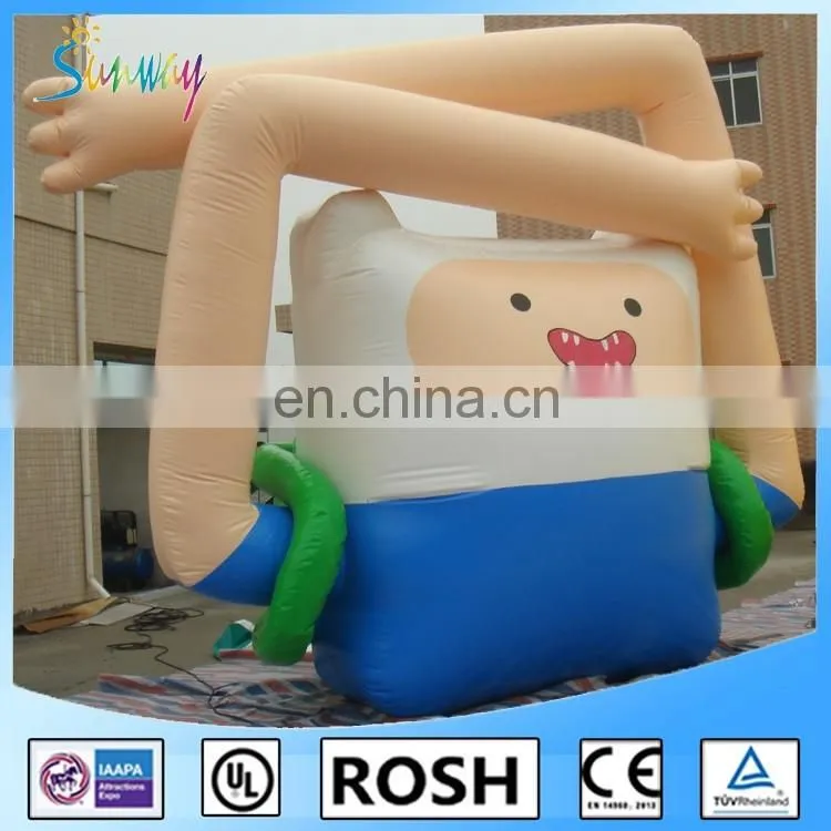 SUNWAY hot sale customized giant inflatable cartoon ,inflatable cartoon characters, custom inflatable model