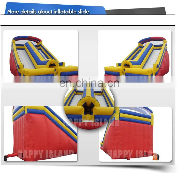 HI Best price funny commercial inflatable slide, Cheap Giant Inflatable water Slide for sale
