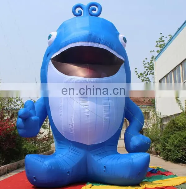 Airblowing Inflatable Pizza Food Replica for Outdoors Exhibition