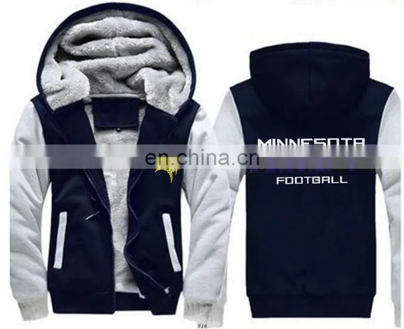Hot sale! American football jersey Zipper Hoodie sports Jacket