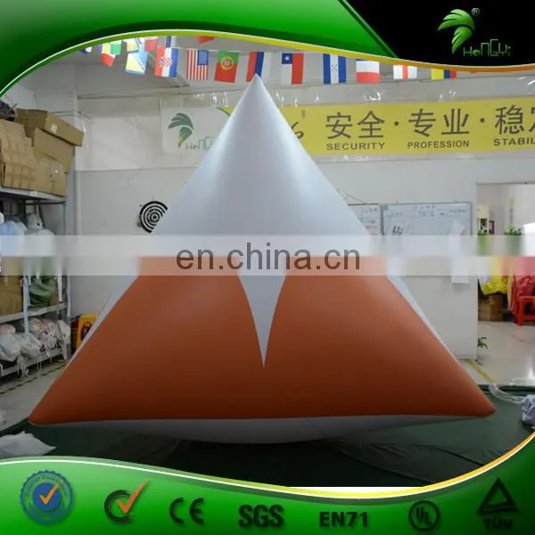 Hot Sale 2m Triangle Shape Inflatable Advertising Balloon , Floating Triangle Buoy
