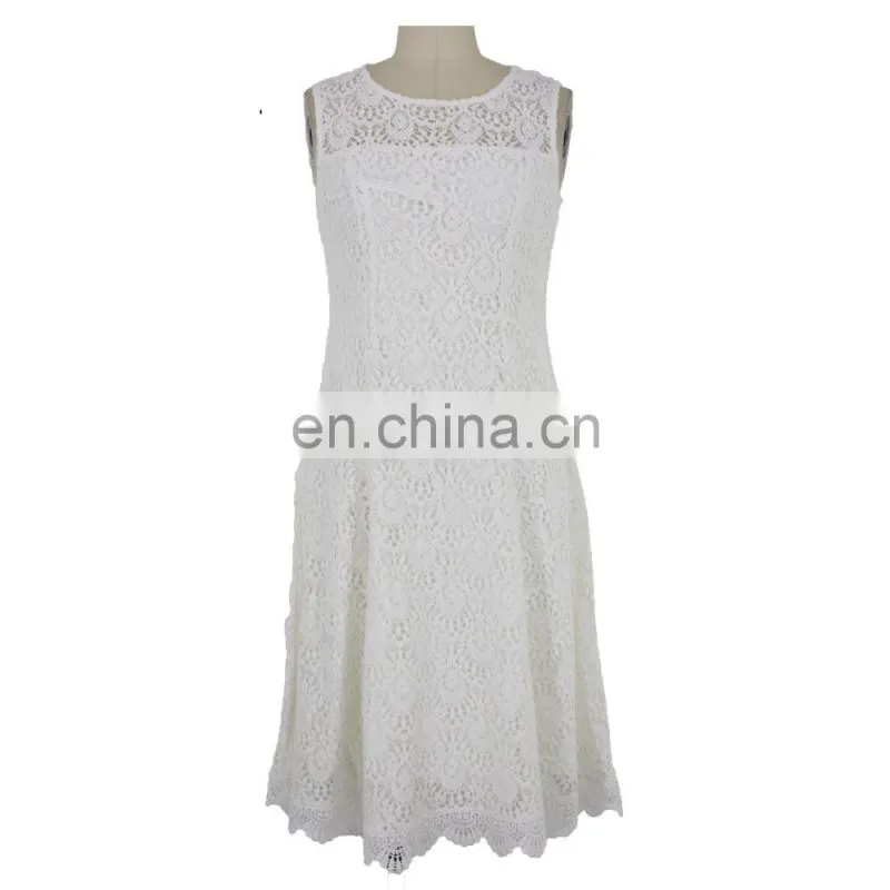 Crochet Lace Dress Women Evening Dress Occasion Wear