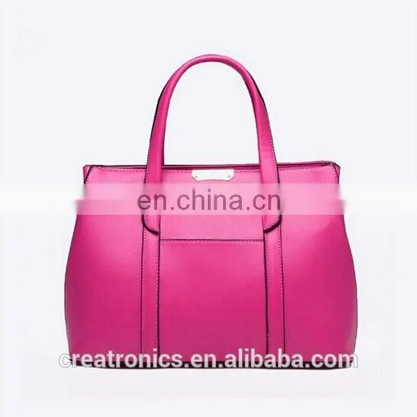 CR Over 11 years experience pu leather material large-capacity portable long handle dark-blue colors new stylish bags cosmetic