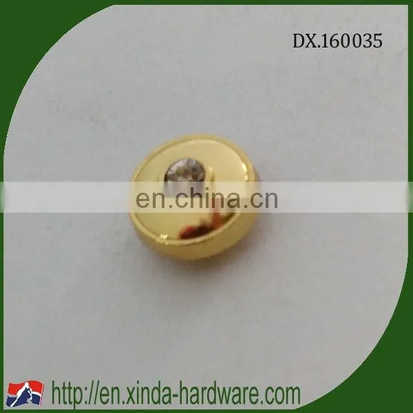 Hot Sale Gold Metal Rhinestone Rivet/Decorative Diamond Metal Rivet for Dress