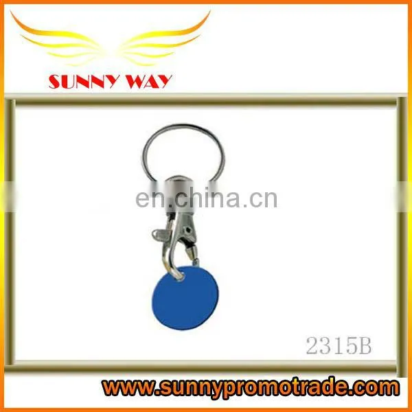 Supply plastic token coin keychain