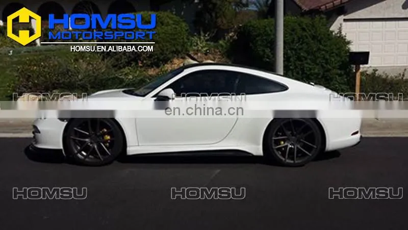 3 hot style auto tuning kits convert to V design 911 991 carbon fiber material car bumper body kit