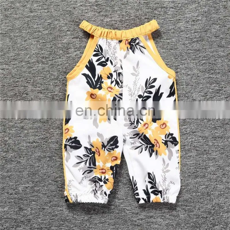 Factory Baby Clothes Summer 100%Cotton Short Sleeves with Prints Newborn Infant Baby Bodysuits Rompers