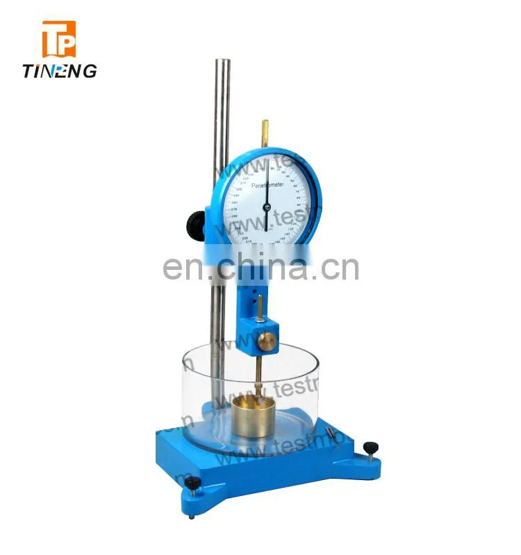 Soil cone penetrometer test apparatus for liquid limit