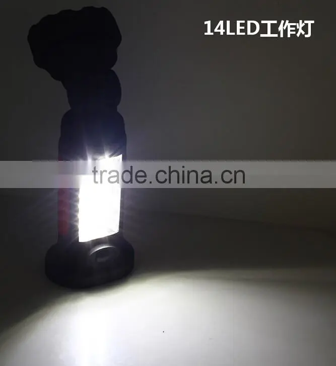 Magnetic 3W outdoor rotating color led light