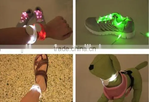 LED Shoe Laces Light Flashing Shoelaces Flat Laces Fashion Creative Gift 2016