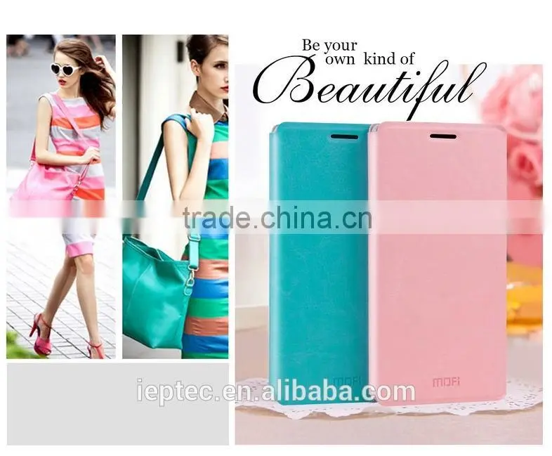 MOFi Brand RUI Series PU Leather Flip Phone Cases Cover for LG G3, TPU Back Cover for LG G3