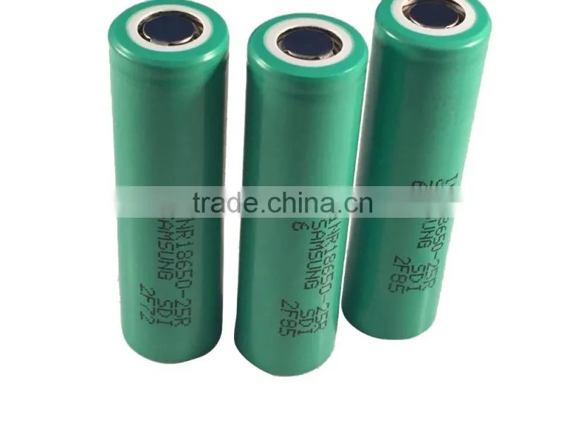 2016 Newest Samsung INR18650-25R energy variable voltage battery pack in china