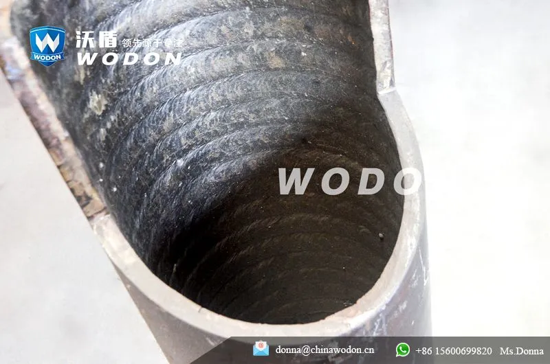 chrome carbide cladding chromium plate Scrolled abrasion elbow and pipe