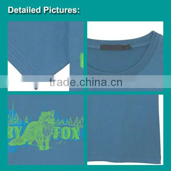 T Shirts for Men Printed with Fox All styles Custom Printing Patterns Any Colors You Want Clothing Factories in Jiangxi,China