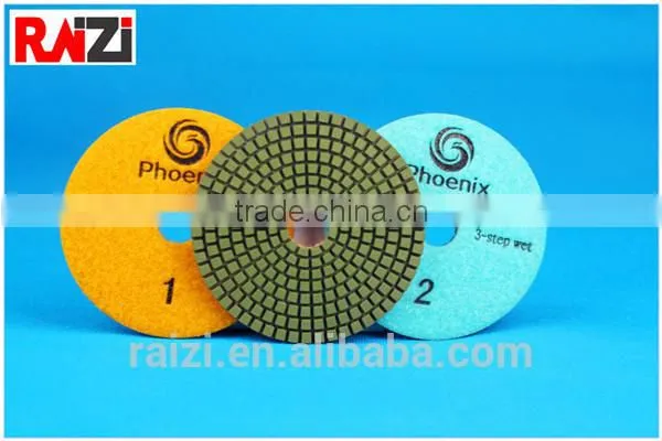 Premium granite wet polishing pad