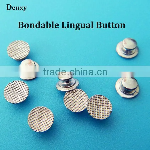 Bondable lingual buttons/orthodontic lingual material/ortho accessory
