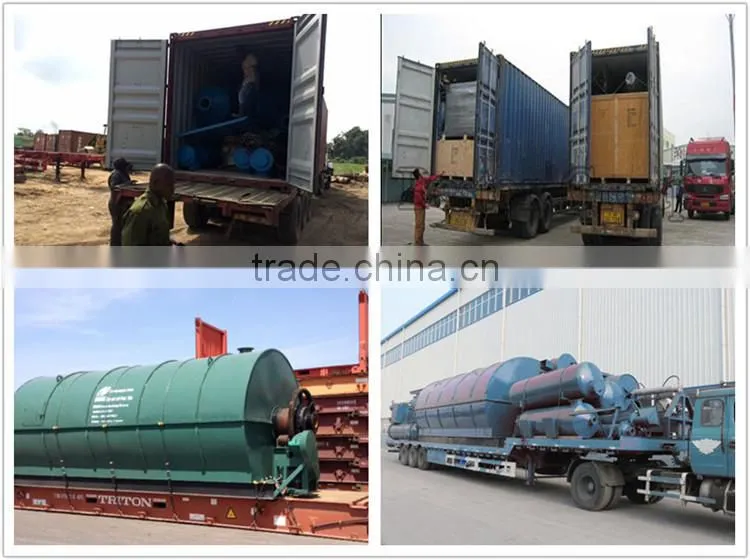 automatic used plastic oil refining unit waste oil recycling machine used tire oil refining unit with CE ISO