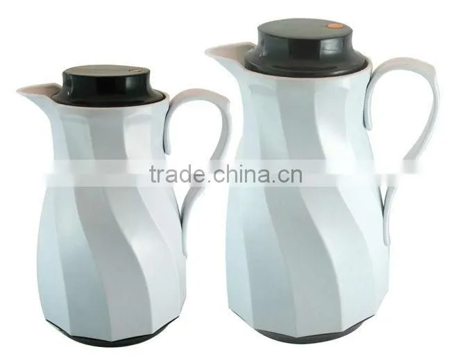 0.5L 1.0L Plastic Thermos Bottle Vacuum Flask Edge Design