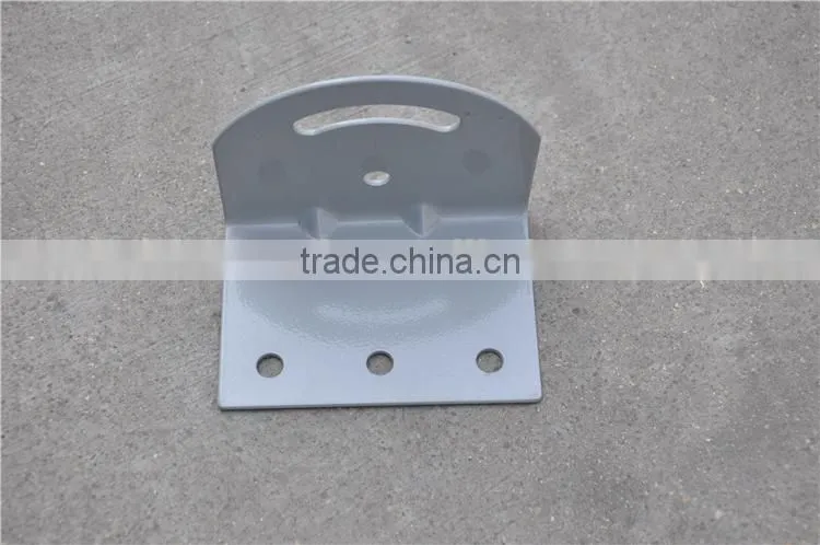 Custom metal connecting brackets for wood