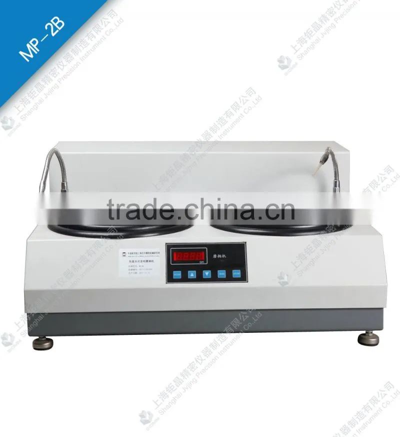 double discs specimen desktop metallographic polishing and grinding machine