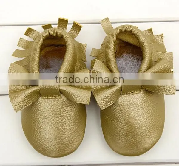 Hot Sale 2016 Fashion Style Tassel Toddler Shoes Leather Toddler Baby Shoes Bow Section Tassel Shoes