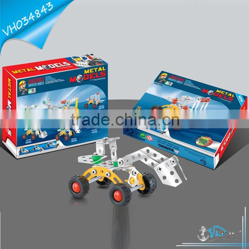 DIY Assembly Metal Forklift Toys