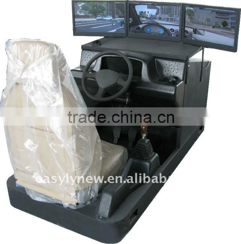 simulator with 3 screens