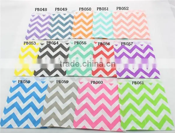 Manufacturer of Party Favor Bags Party Favor Colorful Chevron Design