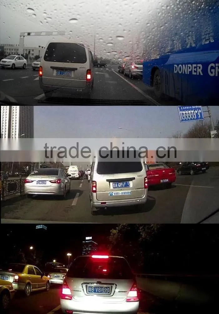 G2W Car DVR 1080P Full HD 30FPS Camera 3.0" Screen 140 Degree Wide Angle G-sensor Video Recorder Metal Shell