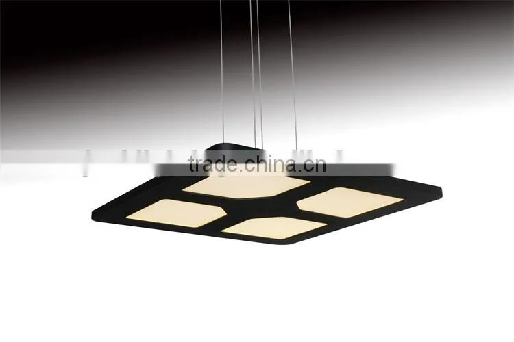 Modern wooden LED pendant lamp