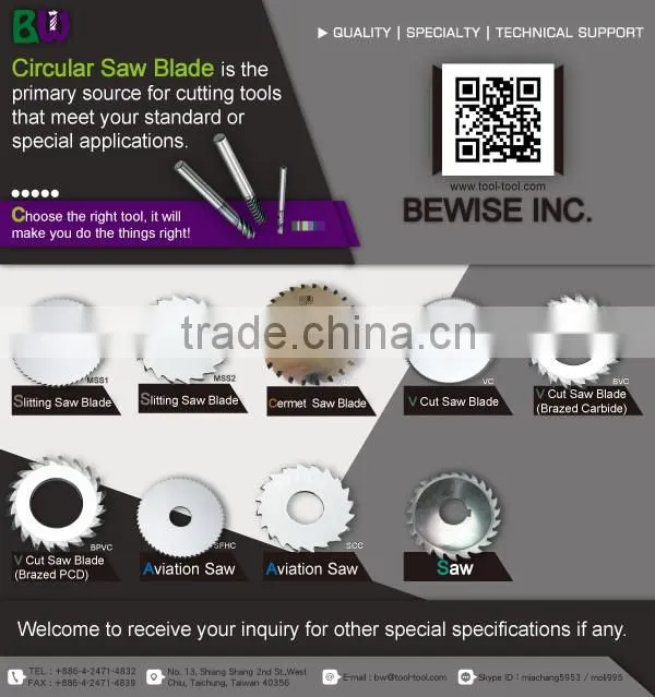Staggered Teeth TCT Circular Saw Blade For Aluminium Cutting