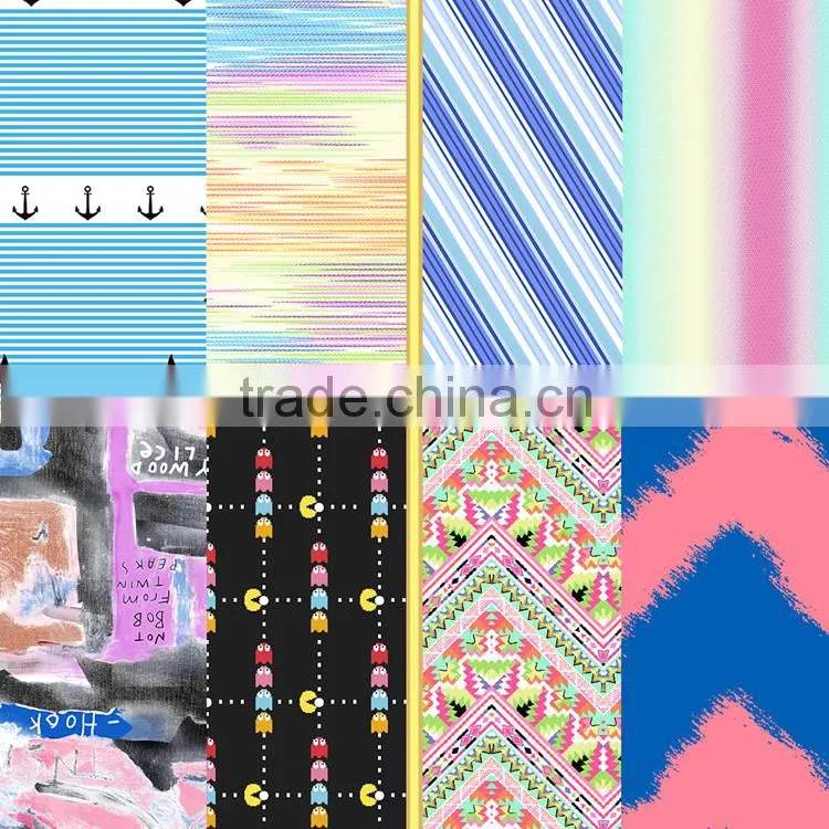 Beautiful beach wearl design printed nylon spandex fabric for swimwear and underwear