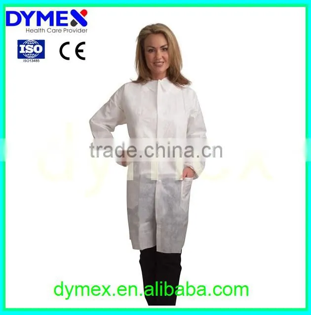 Disposable Nonwoven PP Lab Coat