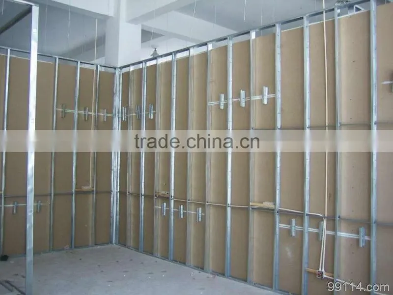C U and Z plasterboard roll forming machine 0.4-0.6 mm C U and Z plasterboard roll forming machine