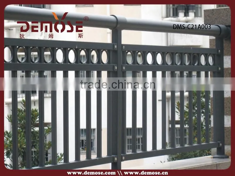 design stainless steel and glass stair railing post covers