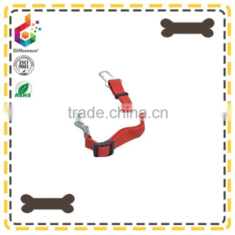 Red nylon rope adjustable dog collars