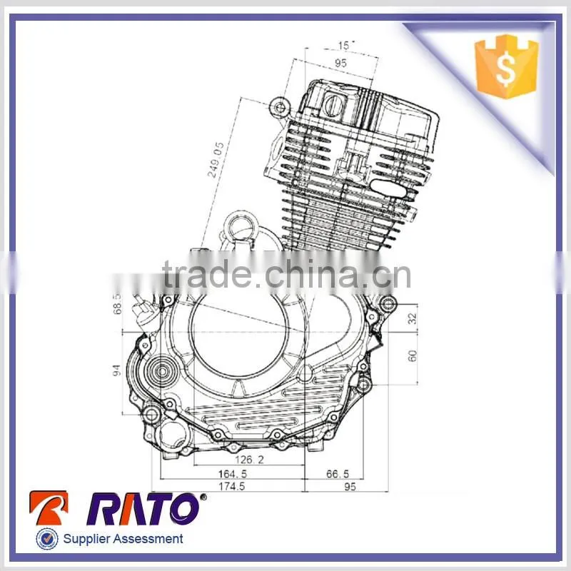 China factory motorcycle engine for sale