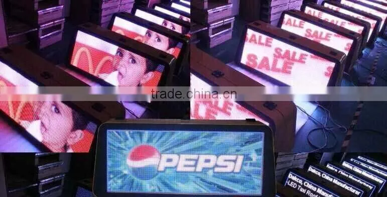 high brightness led taxi/car display/message of new electronic display