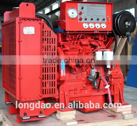 water cooled radiator diesel engine for fire system