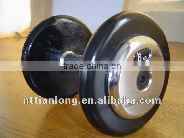 high quality rubber dumbbell