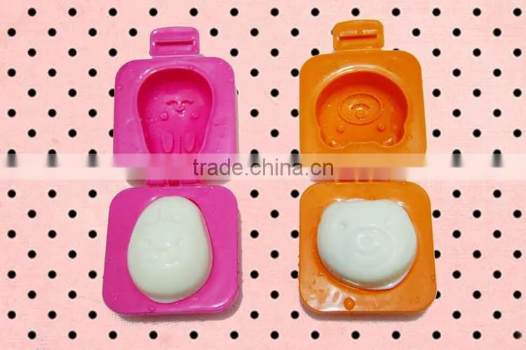 Amazom hot selling rabbit bear egg rice mold kitchen gadgets egg mold