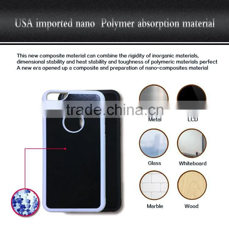 For Iphone 6 Selfie Stick Tpu Pc Nano Suction Anti Gravity Phone Case