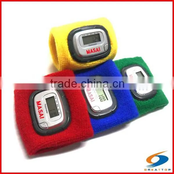 arm pedometer j-style pedometer calorie pedometer watch with wristband pedometer bluetooth ce pedometer with stop watch