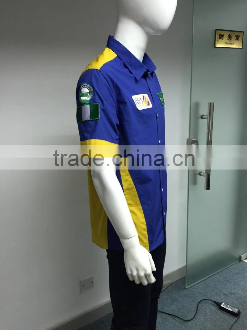 motocross pit shirt /OEM motocross jersey/polyester motorcyle jerseys polo neck