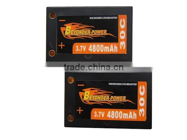 Hard case children battery operated toy car pack for airplane/car/toy, factory wholesale rechargeable rc lipo battery