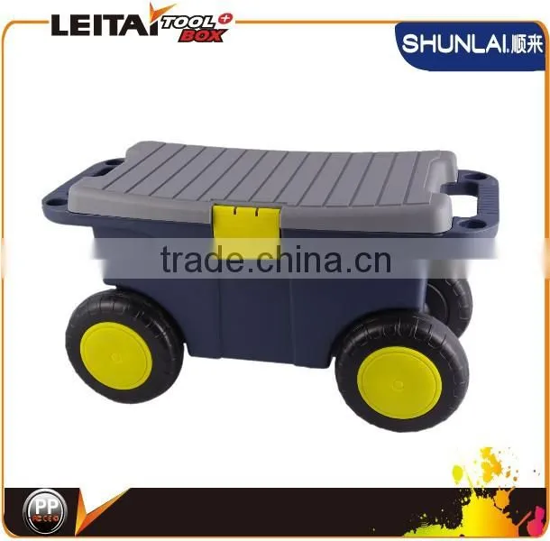 Plastic tool boxes with wheels SL-G594