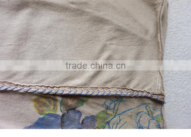 Alibaba china top product women's sexy custom printing burnout tank top